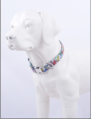 Ethnic Style Semi-metal Buckle Metal Pet Collar