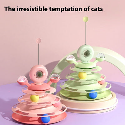 Pets Cat Toy Turntable Self-Hi Cat Teaser Pet Products