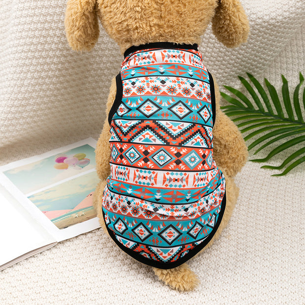 Small Dog Teddy Bear National Style Pet Clothes